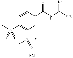 Rimeporide Hydrochloride Structural