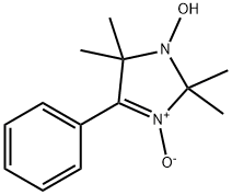 1-HYDROXY-2,2,5,5-TETRAMETHYL-4-PHENYL-3-IMIDAZOLINE-3-OXIDE Structural