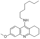 9-Acridinamine, 1,2,3,4-tetrahydro-N-heptyl-6-methoxy- Structural