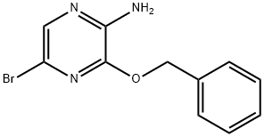 2-AMINO-3-BENZYLOXY-5-BROMOPYRAZINE Structural