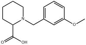 1-(3-METHOXY-BENZYL)-PIPERIDINE-2-CARBOXYLIC ACID Structural