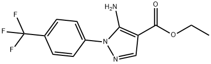 5-AMINO-1-[4-(FLUOROMETHYL)PHENYL]-1H-PYRAZOLE-4-CARBOXYLIC ACID ETHYL ESTER Structural