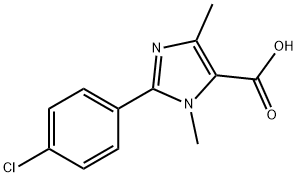 2-(4-CHLOROPHENYL)-1,4-DIMETHYL-1H-IMIDAZOLE-5-CARBOXYLIC ACID