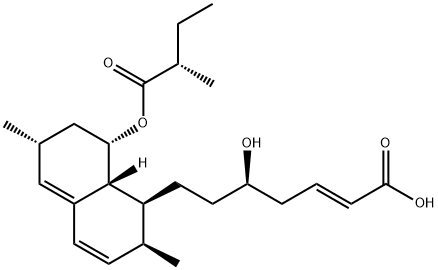 2,3-DEHYDROLOVASTATIN ACID SODIUM SALT Structural