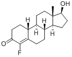 4-fluoro-19-nortestosterone Structural