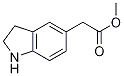 Methyl 2-(2,3-dihydro-1H-indol-5-yl)acetate Structural