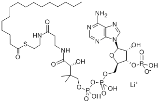 N-HEXADECANOYL COENZYME A LITHIUM SALT