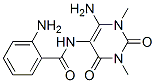Benzamide,  2-amino-N-(6-amino-1,2,3,4-tetrahydro-1,3-dimethyl-2,4-dioxo-5-pyrimidinyl)- Structural