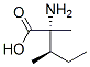 D-Isoleucine, 2-methyl- (9CI) Structural