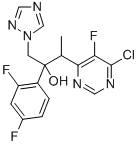 (2R,3S/2S,3R)-3-(4-Chloro-5-fluoro-6-pyrimidinyl)-2-(2,4-difluorophenyl)butan-2-ol hydrochloride Structural