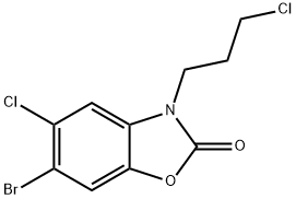 2-Benzoxazolinone, 6-bromo-5-chloro-3-(3-chloropropyl)-