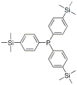Phosphine, tris[p-(trimethylsilyl)phenyl]- Structural