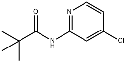 N-(4-CHLORO-PYRIDIN-2-YL)-2,2-DIMETHYL-PROPIONAMIDE Structural