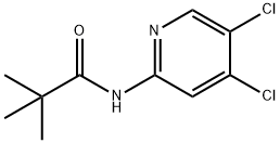 N-(4,5-DICHLOROPYRID-2-YL)-PIVALOYLAMIDE Structural