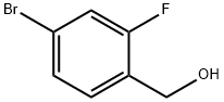 4-BROMO-2-FLUOROBENZYL ALCOHOL Structural