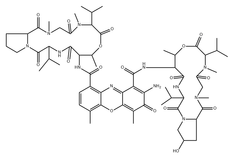 ACTINOMYCIN I FROM STREPTOMYCESANTIBIOTI CUS Structural