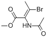 METHYL-(2Z)-2-ACETYLAMINO-3-BROMO-2-BUTENOATE Structural
