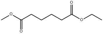 Hexanedioic acid 1-ethyl 6-methyl ester Structural