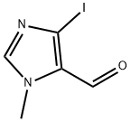 4-IODO-1-METHYL-1H-IMIDAZOLE-5-CARBOXALDEHYDE Structural