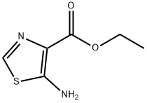 5-Aminothiazole-4-carboxylic acid ethyl ester Structural