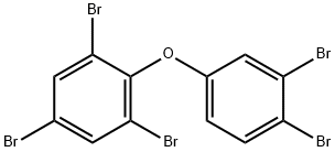 2,3',4,4',6-PENTABROMODIPHENYL ETHER Structural