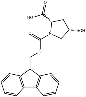 Fomc-cis-L-hydroxyproline-OH Structural