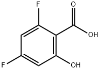 2,4-DIFLUORO-6-HYDROXY-BENZOIC ACID Structural