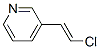 Pyridine, 3-(2-chloroethenyl)- (9CI) Structural