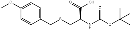 BOC-CYS(4-MEOBZL)-OH Structural