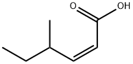 CIS-3-METHYL-2-HEXENOIC ACID Structural