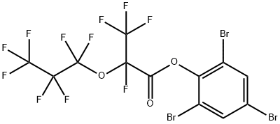 2,4,6-TRIBROMOPHENYL PERFLUORO(2-METHYL-3-OXAHEXANOATE) Structural