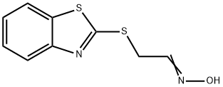 Acetaldehyde, (2-benzothiazolylthio)-, oxime (9CI) Structural