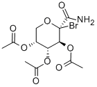 C-(2,3,4-TRI-O-ACETYL-1-BROMO-1-DEOXY-ALPHA-D-ARABINOPYRANOSYL) FORMAMIDE Structural