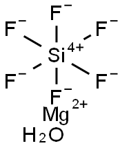 Magnesium hexafluorosilicate hexahydrate Structural