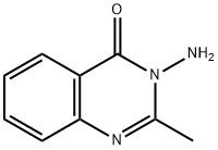 2-METHYL-3-AMINO-4-QUINAZOLONE Structural