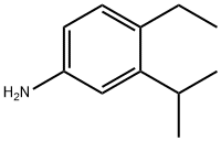 4-Ethyl-3-(1-methylethyl)benzenamine Structural