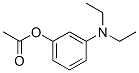 m-(diethylamino)phenyl acetate Structural