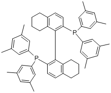 (S)-(-)-2,2'-BIS[BIS(3,5-DIMETHYLPHENYL)PHOSPHINO]-5,5',6,6',7,7',8,8'-OCTAHYDRO-1,1'-BINAPHTHYL Structural Picture