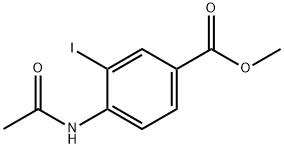 Methyl 4-Acetamido-3-Iodobenzoate Structural