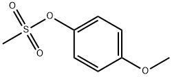 4-Methoxyphenyl mesylate, 4-[(Methylsulphonyl)oxy]anisole Structural