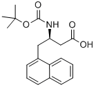 BOC-(R)-3-AMINO-4-(1-NAPHTHYL)-BUTYRIC ACID Structural