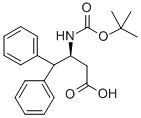 BOC-(R)-3-AMINO-4,4-DIPHENYL-BUTYRIC ACID Structural