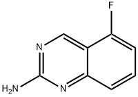 2-Amino-5-fluoroquinazoline Structural