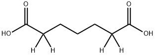 HEPTANEDIOIC-2,2,6,6-D4 ACID Structural