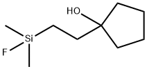 Cyclopentanol, 1-[2-(fluorodimethylsilyl)ethyl]- (9CI) Structural