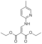 ((5-METHYL-2-PYRIDINYLAMINO)METHYLENE)MALONIC ACID DIETHYL ESTER Structural