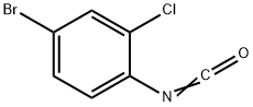 4-BROMO-2-CHLOROPHENYL ISOCYANATE Structural