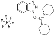 (Benzotriazol-1-yloxy)dipiperidinocarbenium hexafluorophosphate Structural Picture
