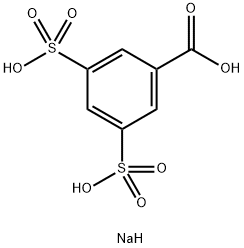 Disodium hydrogen 3,5-disulphonatobenzoate Structural