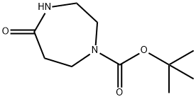 1-N-Boc-5-oxo-1,4-diazepane Structural